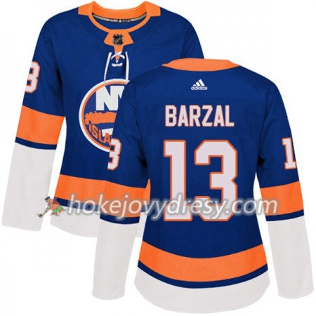 Dámské Hokejový Dres New York Islanders Mathew Barzal 13 Adidas 2017-2018 Modrá Authentic